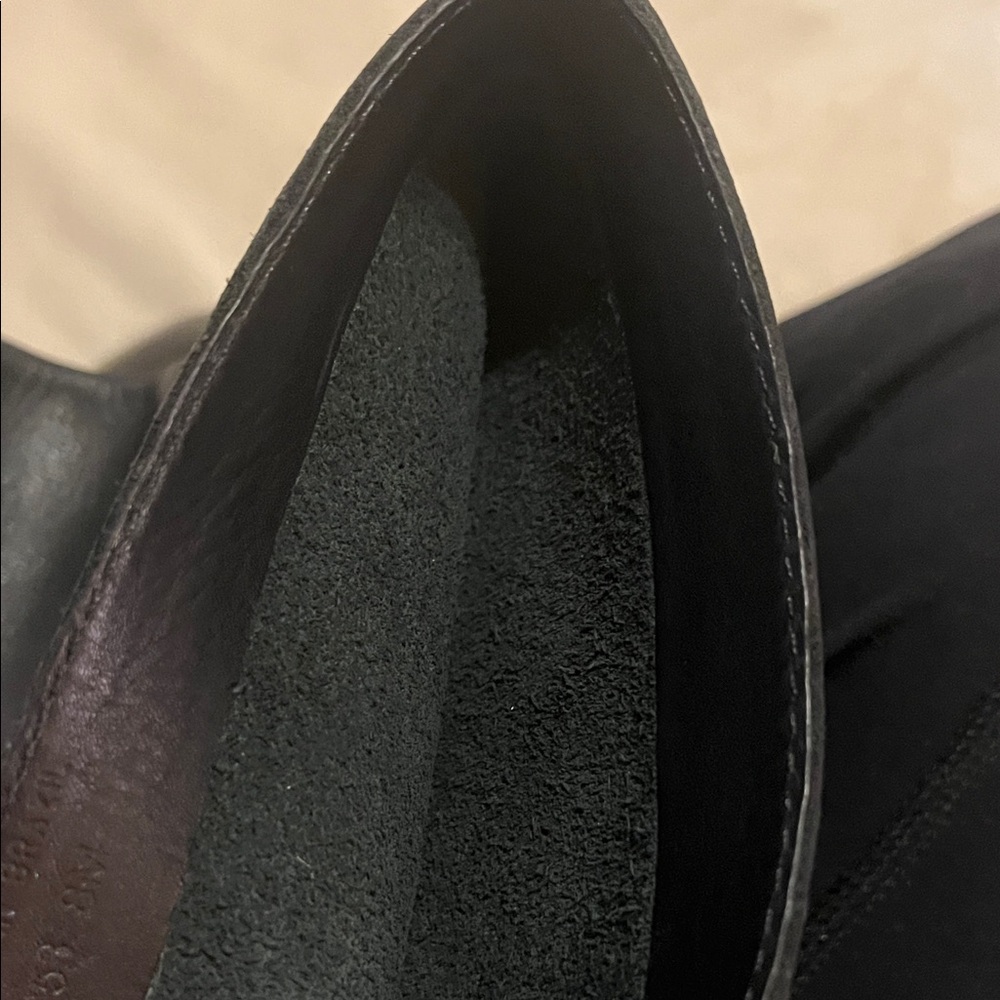 Diane Von Furstenberg Black leather Heeled Boots - Picture 6 of 7